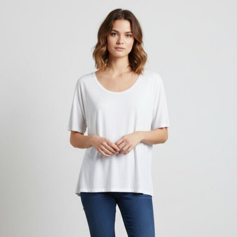 Aritzia Wilfred Free Pocket T-shirt White Crew neck Short Sleeve Size XS